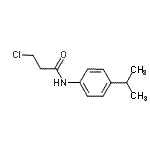 CAS 登录号：20331-13-9， 3-氯-N-(4-异丙基苯基)丙酰胺