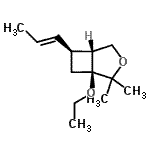 CAS#: 203449-67-6, (1S,5R,6S)-1-Ethoxy-2,2-Dimethyl-6-[(1E)-1-Propen-1-Yl]-3-Oxabicyclo[3.2.0]Heptane