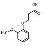 CAS#: 20370-80-3, 3-(2-Methoxyphenoxy)Propanoic Acid