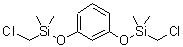 CAS#: 203785-58-4, [1,3-Phenylenebis(Oxy)]Bis[(Chloromethyl)(Dimethyl)Silane]