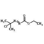 CAS#: 203793-95-7, Ethyl (E)-(2-chloro-2-propanyl)diazenecarboxylate