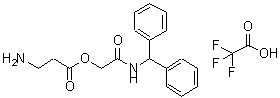CAS#: 204063-33-2, 2-[(Diphenylmethyl)amino]-2-oxoethyl beta-alaninate trifluoroacetate (1:1)