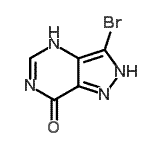 CAS#: 20419-67-4, 3-Bromo-2,4-Dihydro-7H-Pyrazolo[4,3-d]Pyrimidin-7-One