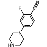 CAS#: 204192-45-0, 2-Fluoro-4-(1-Piperazinyl)Benzonitrile