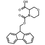 CAS#: 204320-51-4, 4-[(9H-Fluoren-9-Ylmethoxy)Carbonyl]-3-Morpholinecarboxylic Acid