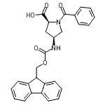 CAS#: 204321-85-7, (4S)-1-Benzoyl-4-{[(9H-Fluoren-9-Ylmethoxy)Carbonyl]Amino}-L-Proline