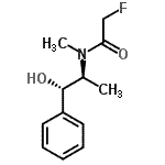 CAS#: 204323-36-4, 2-Fluoro-N-[(1S,2S)-1-Hydroxy-1-Phenyl-2-Propanyl]-N-Methylacetamide