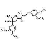 CAS#: 204642-98-8, (4S)-4-Cyano-4-(3,4-Dimethoxyphenyl)-N-[2-(3,4-Dimethoxyphenyl)Ethyl]-N,5-Dimethylhexanamide