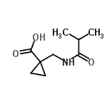 CAS#: 205173-58-6, 1-[(Isobutyrylamino)Methyl]Cyclopropanecarboxylic Acid