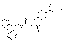 CAS 登录号：205184-79-8， 4-(4,5-二甲基-1,3-二氧戊环-2-基)-N-[(9H-芴-9-基甲氧基)羰基]-L-苯丙氨酸