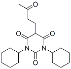 CAS 登录号：20527-61-1， 1,3-二环己基-5-(3-氧代丁基)巴比妥酸