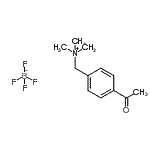 CAS 登录号：205451-03-2， (4-乙酰基苯基)-N,N,N-三甲基甲铵四氟硼酸盐