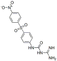 CAS 登录号：20567-02-6， 1-脒基-3-[4-[(4-硝基苯基)磺酰基]苯基]脲