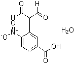 CAS 登录号：205680-84-8， 3-(1-甲酰基-2-氧代乙基)-4-硝基-苯甲酸水合物(1:1)
