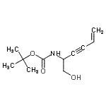 CAS#: 205824-63-1, 2-Methyl-2-Propanyl (1-Hydroxy-5-Hexen-3-Yn-2-Yl)Carbamate