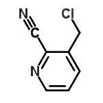 CAS 登录号：205984-76-5， 3-(氯甲基)-2-吡啶甲腈