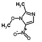 CAS#: 206359-22-0, 1-Methoxy-2-Methyl-5-Nitro-1H-Imidazole