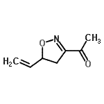 CAS 登录号：206556-65-2， 1-(5-乙烯基-4,5-二氢-1,2-恶唑-3-基)乙酮