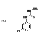 CAS#: 206559-50-4, N-(3-Chlorophenyl)Hydrazinecarboxamide Hydrochloride (1:1)
