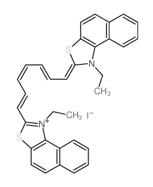 CAS#: 20682-18-2, 3,3'-Diethyl-4,5,4',5'-dibenzothiatricarbocyanine iodide