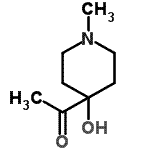 CAS#: 20734-45-6, 1-(4-Hydroxy-1-Methyl-4-Piperidyl)Ethanone