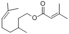 CAS#: 20770-40-5, 3-Methyl-2-Butenoic Acid 3,7-Dimethyl-6-Octen-1-Yl Ester