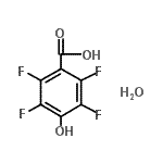 CAS#: 207738-02-1, 2,3,5,6-Tetrafluoro-4-Hydroxybenzoic Acid Hydrate (1:1)