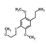 CAS#: 207740-30-5, 2-{2,5-Dimethoxy-4-[(2-Methoxyethyl)Sulfanyl]Phenyl}Ethanamine