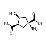 CAS#: 207983-46-8, (1S,3R,4S)-1-Amino-4-Methyl-1,3-Cyclopentanedicarboxylic Acid