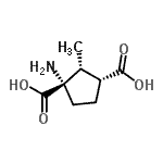 CAS#: 207983-49-1, (1S,2R,3R)-1-Amino-2-Methyl-1,3-Cyclopentanedicarboxylic Acid