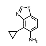 CAS#: 208458-59-7, 4-Cyclopropyl-1,3-Benzothiazol-5-Amine