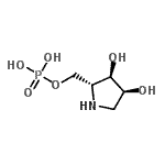 CAS#: 208658-24-6, [(2R,3R,4S)-3,4-Dihydroxy-2-Pyrrolidinyl]Methyl Dihydrogen Phosphate