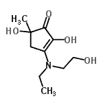 CAS#: 208777-98-4, 3-(Ethyl-(2-Hydroxyethyl)Amino)-2,5-Dihydroxy-5-Methyl-Cyclopent-2-En-1-One