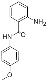 CAS 登录号：20878-54-0， 2-氨基-N-(4-甲氧基-苯基)-苯甲酰胺