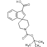 CAS#: 209128-15-4, 1'-{[(2-Methyl-2-Propanyl)Oxy]Carbonyl}Spiro[Indene-1,4'-Piperidine]-3-Carboxylic Acid