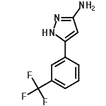 CAS#: 209224-91-9, 5-[3-(Trifluoromethyl)Phenyl]-1H-Pyrazol-3-Amine