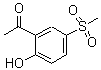 CAS#: 20951-24-0, 1-[2-Hydroxy-5-(Methylsulfonyl)Phenyl]Ethanone