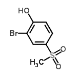 CAS#: 20951-43-3, 2-Bromo-4-(Methylsulfonyl)Phenol