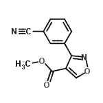 CAS#: 209731-38-4, Methyl 3-(3-Cyanophenyl)-1,2-Oxazole-4-Carboxylate