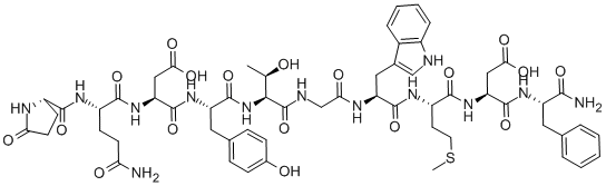 CAS 登录号：20994-83-6， 4-去磺基-雨蛙肽