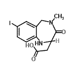 CAS#: 210288-67-8, (7-Iodo-4-Methyl-3-Oxo-2,3,4,5-Tetrahydro-1H-1,4-Benzodiazepin-2-Yl)Acetic Acid