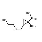 CAS#: 210576-79-7, 1-Amino-2-{[(2-Hydroxyethyl)Sulfanyl]Methyl}Cyclopropanecarboxylic Acid