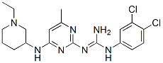 CAS 登录号：21062-28-2， 1-(3,4-二氯苯基)-2-[4-[(1-乙基-3-哌啶基)氨基]-6-甲基-嘧啶-2-基]胍