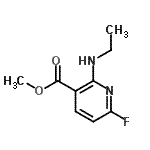 CAS 登录号：210697-19-1， 甲基2-(乙基氨基)-6-氟烟酸酯