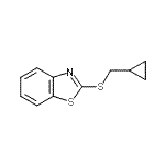 CAS#: 210704-80-6, 2-[(Cyclopropylmethyl)Sulfanyl]-1,3-Benzothiazole