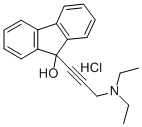 CAS 登录号：2110-38-5， 二乙基-[3-(9-羟基芴-9-基)丙-2-炔基]氯化铵