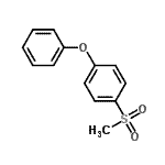 CAS 登录号：21134-15-6， 1-(甲基磺酰基)-4-苯氧基苯