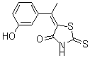 CAS#: 21147-57-9, 5-(M-Hydroxy-alpha-Methylbenzylidene)-2-Thioxothiazolidin-4-One
