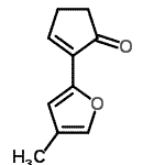 CAS 登录号：21149-13-3， 2-(4-甲基-2-呋喃基)-2-环戊烯-1-酮