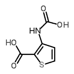 CAS#: 211569-06-1, 3-(Carboxyamino)-2-Thiophenecarboxylic Acid